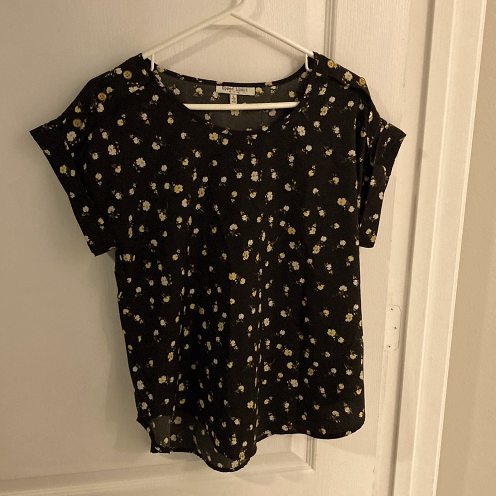 Flower patter blouse